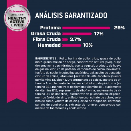 Eukanuba Adult Senior small breed 3 KG