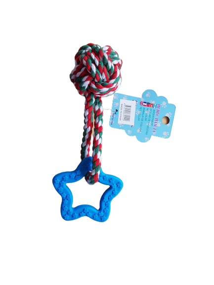 Juguete Pelota De Soga Con Estreslla