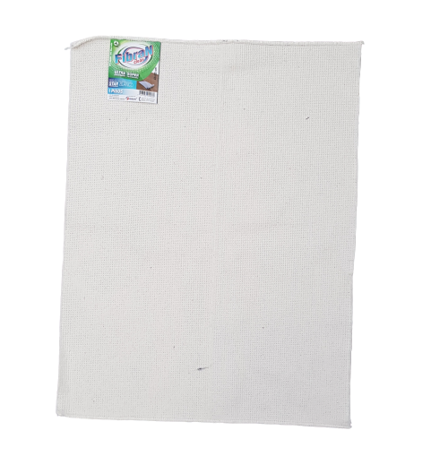 Trapo De Piso Blanco Clasico Fibran Clean De 48 X 62 Cm
