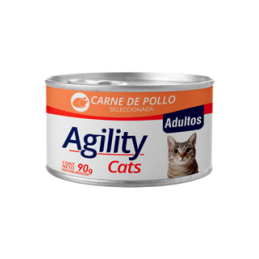Agility Cats Lata Pollo x 90 grs