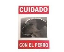 CARTEL CUIDADO LABRADOR - CAFRAN