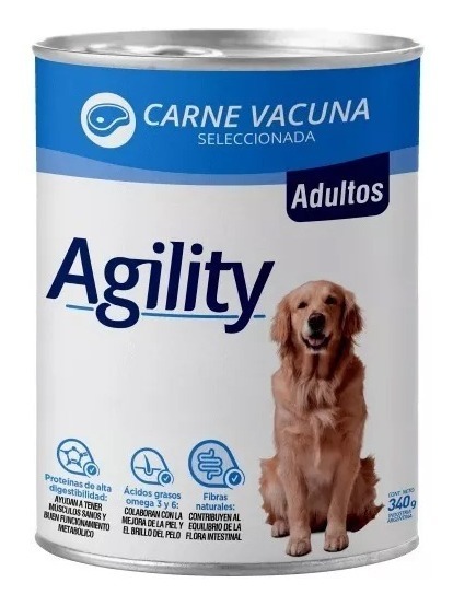 Agility Adulto Lata x 340 gr.