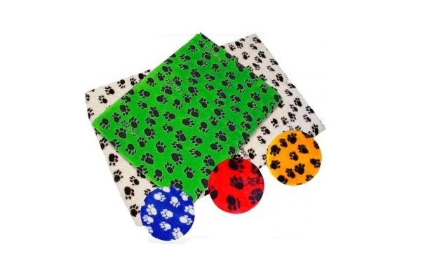 COLCHONETA PELUCHE PATITAS 65 X 50 X 3 CM - PER-ROS