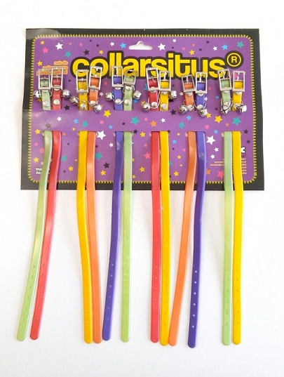 COLLAR PLASTICO GATO CON CASCABEL X12 - CAFRAN