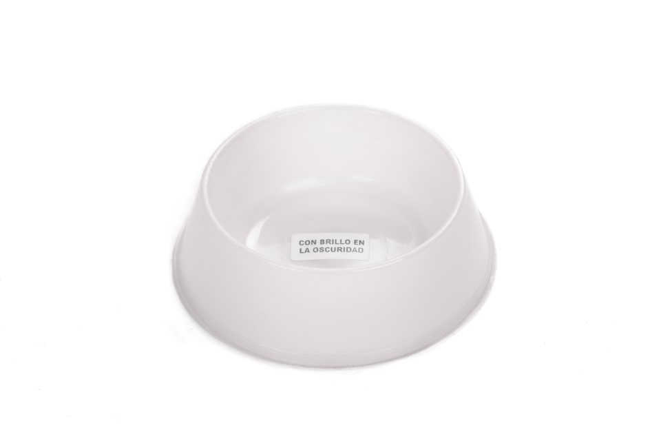 COMEDERO CHICO BRILLA EN LA OCURIDAD- PETS PLAST