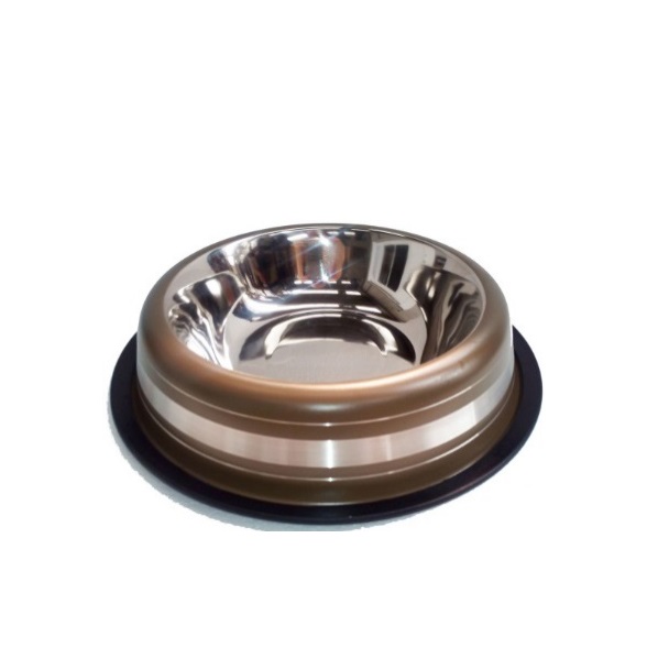 COMEDERO INOX COLOR 22CM - IMPORTADO