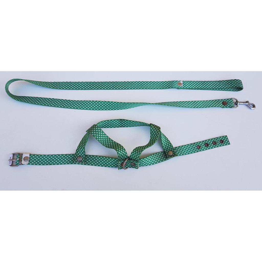 conjunto pretal y correa poliester n°2