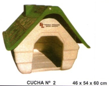 Cucha fibra de vidrio nº2 - 46 ancho/54 alto/60 largo