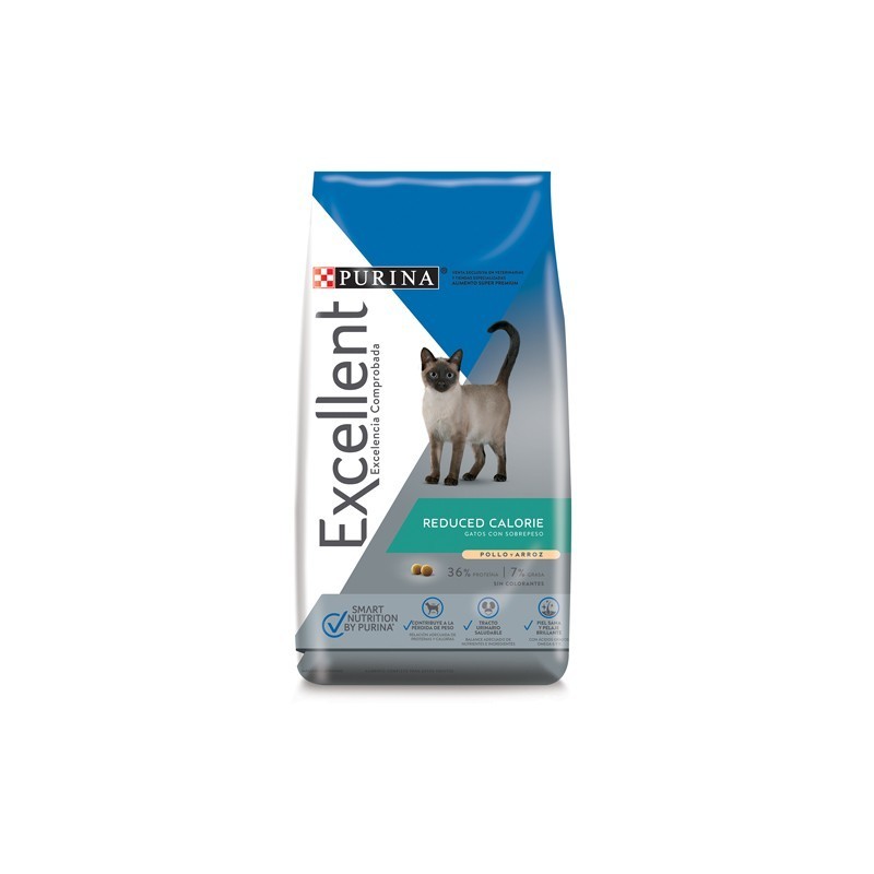 Purina Excellent Adult Cat Red. Cal. Ch&amp;R  1kg
