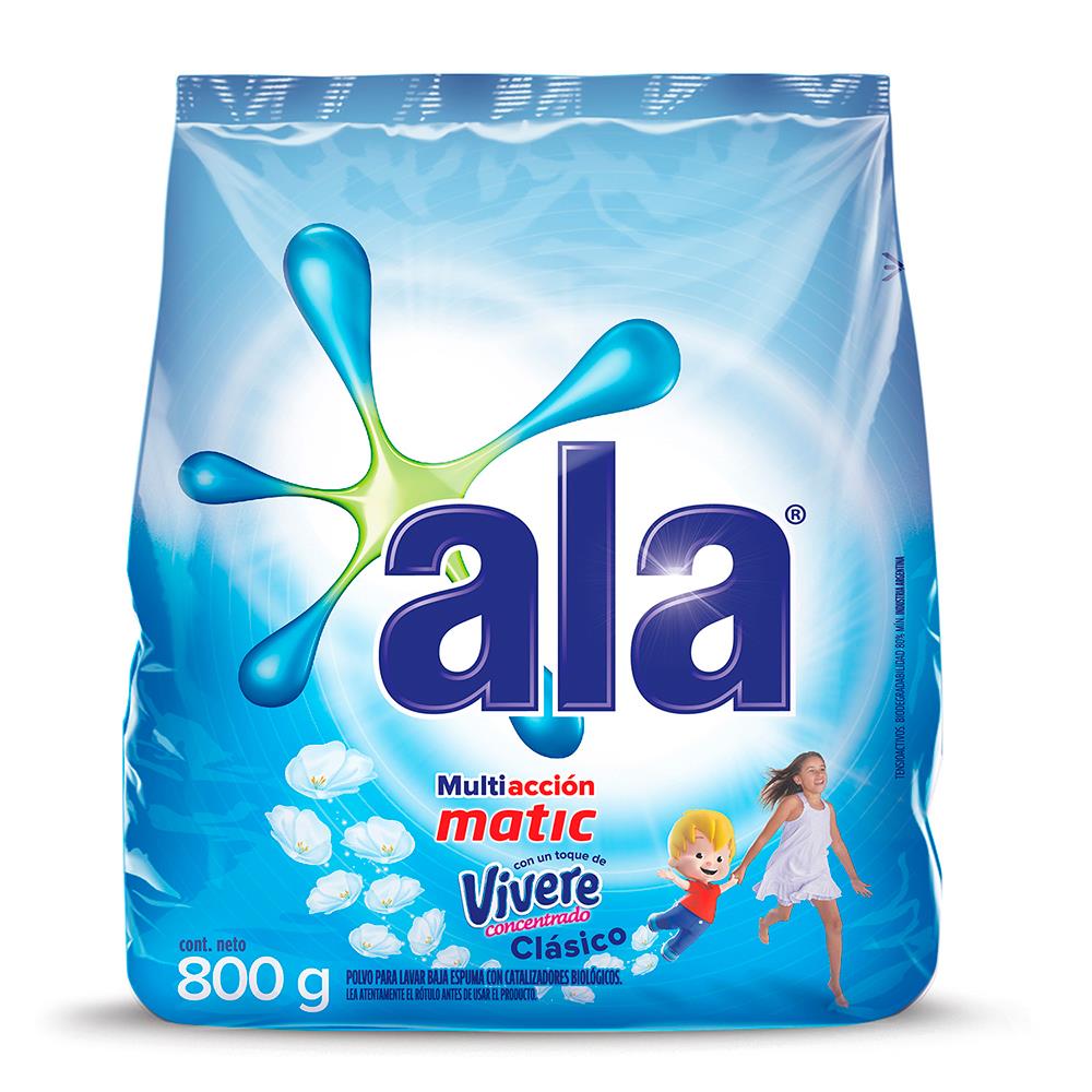 Jabon En Polvo Ala Matic Toque Vivere X 800grs