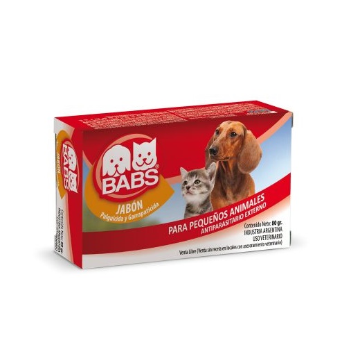 JABON PULGUICIDA Y GARRAPATICIDA 80GRS - BABS