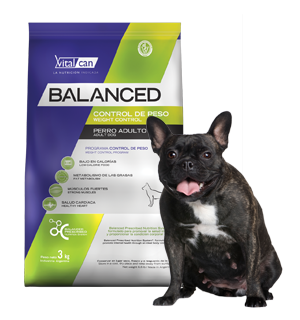 Vital Can Balanced Perro Control Peso All Ages X 12 Kg.