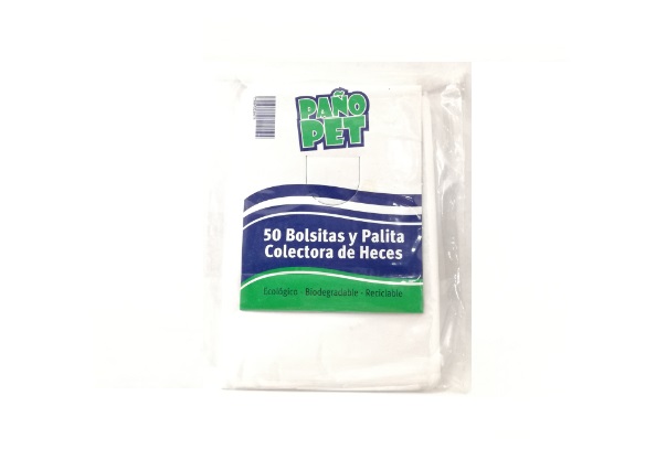 PAÑOPET BOLSITAS Y PALITA COLECTORA DE HECES