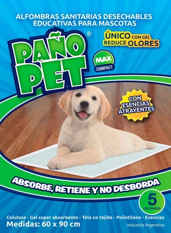PAÑO PET COMPACT MAX  X 5UNIDADES - PAÑO PET