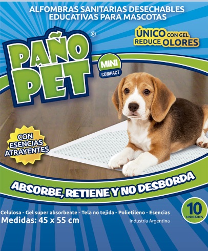 PAÑO PET COMPACT MINI X 10 UNIDADES- PAÑOPET