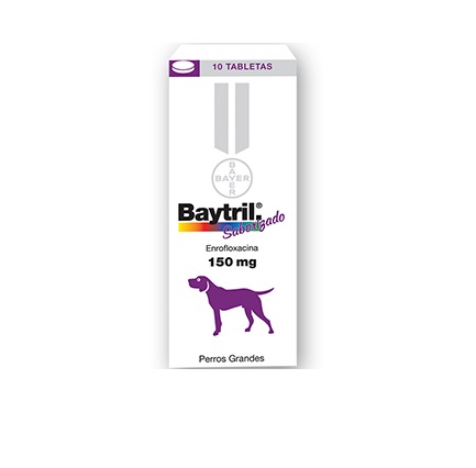 BAYTRIL SABORIZADO 150MG X 10UNIDADES - BAYER