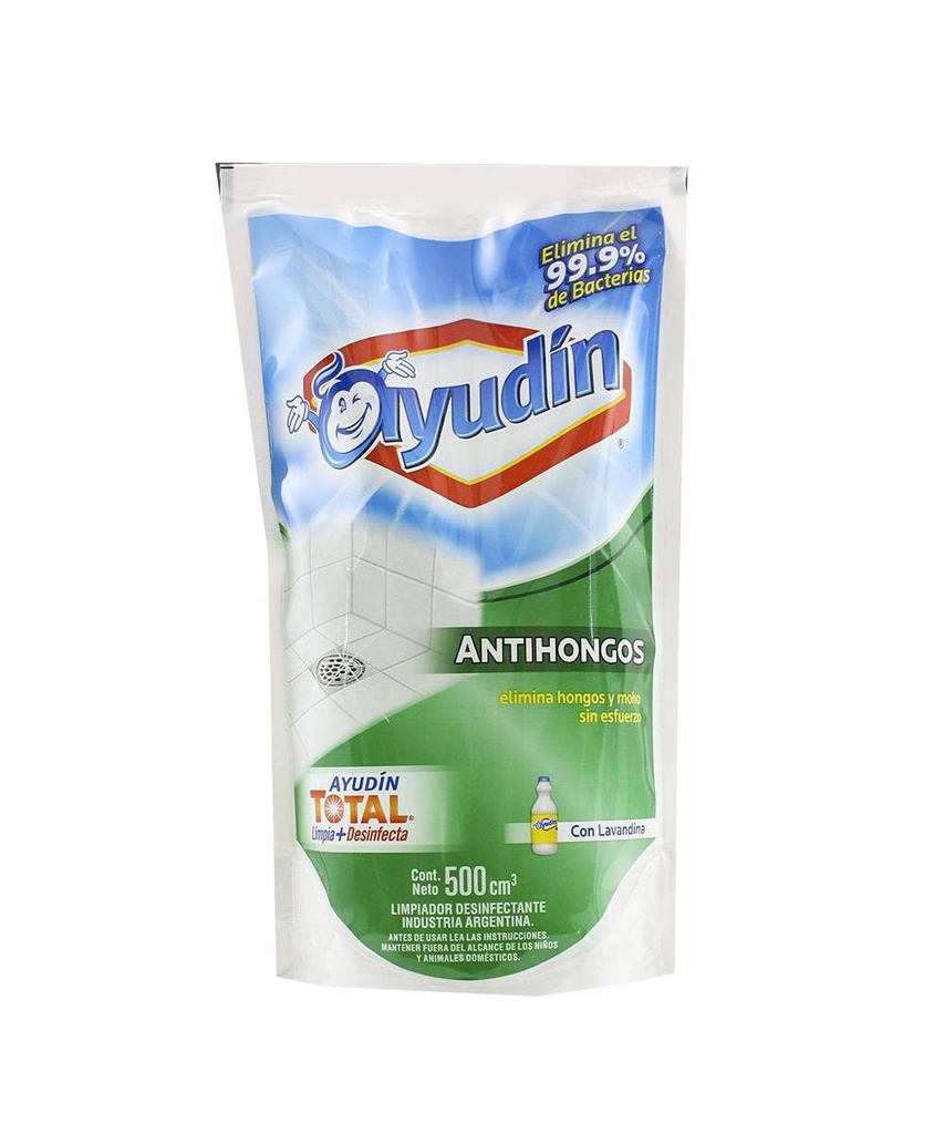 Ayudin Antihongos Con Cloro Activo Sachet x 500cc