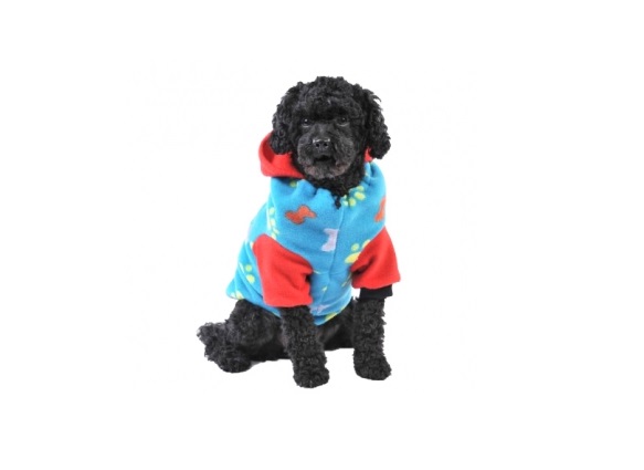 BUZO POLAR C/ CAPUCHA Nº4 40 CM. - PER-ROS