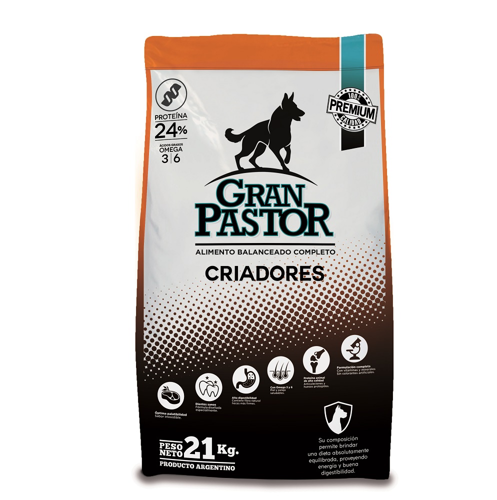 ALIMENTO PERROS ADULTOS CRIADOR GRAN PASTOR 21KG