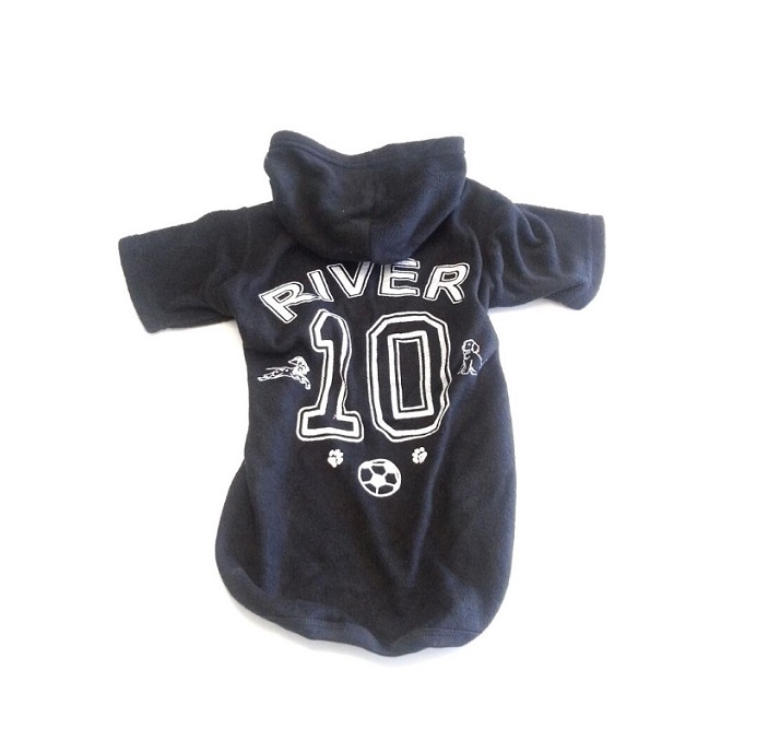 BUZO POLAR CON CAPUCHA RIVER TALLE 70CM - FAMILY PETS