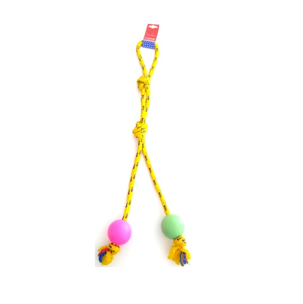 PELOTA DE GOMA MEDIANA SOGA ALPINA 12MMX70CM S603 - PETS PLAST