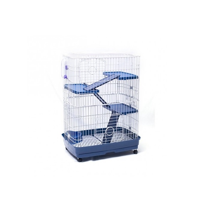 JAULA PARA GATOS 3 NIVELES CON RAMPA - IMPORTADO