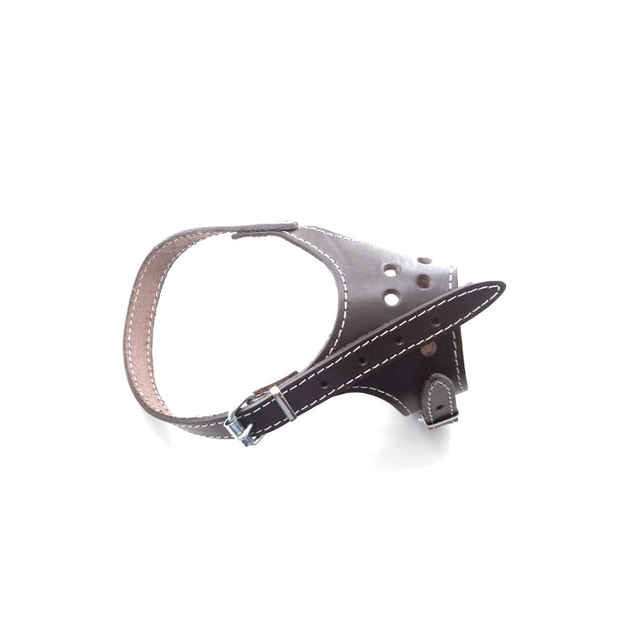 BOZAL DE CUERO REGULABLE 3- KIPPER