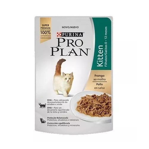 PRO PLAN KITTEN POLLO 85 G.