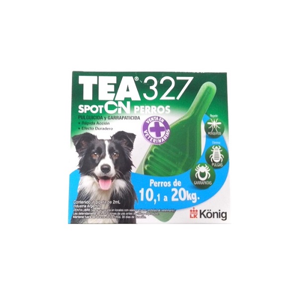 PIPETA PULGUICIDA TEA 327 PERRO 10-20 KG - KONIG