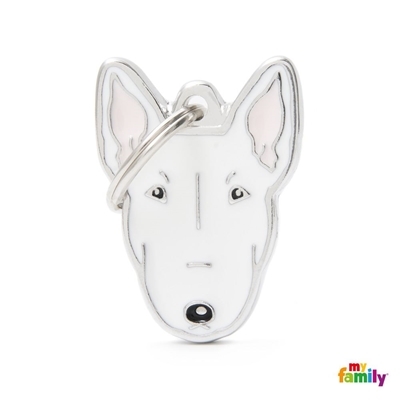 MEDALLA FRIENDS WHITE BULL TERRIER MF21NWHITE - MY FAMILY