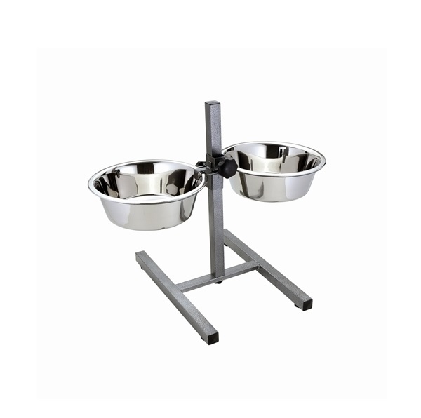 COMEDERO DE ACERO CON PIE 5 QT - PETS PRODUCTS