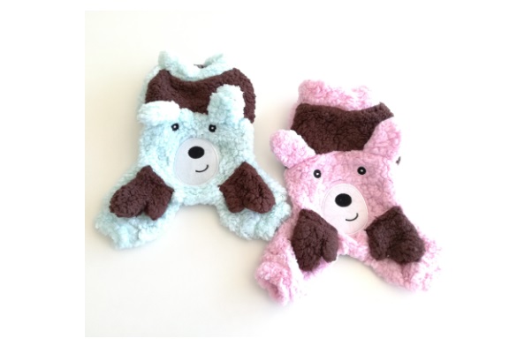 CANGURO CORDERITO OSO TALLE S 30CM. - PER-ROS