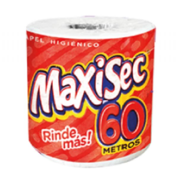 PAPEL HIGENICO MAXISEC 48X1X60MTS
