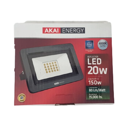 [00416] REFLECTOR AKAI ENERGY 20W 6000K